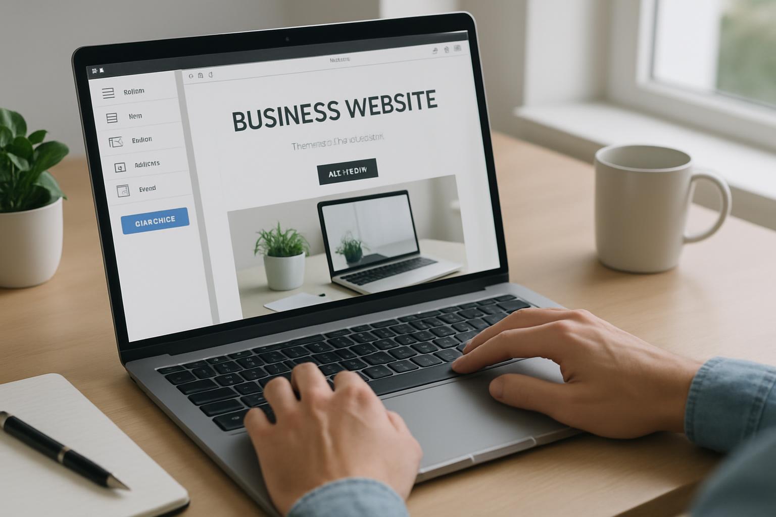 website builder, create website online, business website platform, CMS for business
